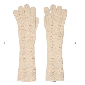 Authentic - Burberry Women's Neutral Merino Wool gloves